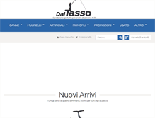 Tablet Screenshot of daltassopesca.com
